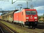 Am 14.01.2015 kam die 185 209-4 von der DB aus Richtung Braunschweig nach Niederndodeleben und fuhr weiter in Richtung Magdeburg .