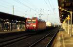Am 23.04.2015 kam die 185 057-7 von der DB aus Richtung Magdeburg nach Stendal und fuhr weiter in Richtung Wittenberge .