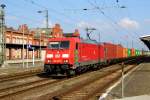 Am 12.09.2015 kam die 185 333-9 von der DB aus Richtung Magdeburg nach Stendal und fuhr weiter in Richtung Wittenberge .