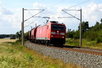 -br-6-185-db-traxx-ac1ac2/507484/am-12072016-kam-die-185-015-5 Am 12.07.2016 kam die 185 015-5 von DB Schenker  aus Richtung Wittenberge und fuhr nach Stendal .