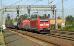 Am 07.09.2016 kam die 185 160-9 von DB Schenker aus Richtung Braunschweig nach Niederndodeleben und fuhr weiter in Richtung Magdeburg .