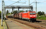 Am 07.09.2016 kam die 185 167-4 von DB Schenker aus Richtung Braunschweig nach Niederndodeleben und fuhr weiter in Richtung Magdeburg .