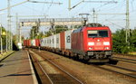 Am 15.09.2016 kam die 185 283-9 von  DB Schenker aus Richtung Braunschweig nach Niederndodeleben und fuhr weiter in Richtung Magdeburg .