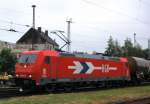 Am 28.05.2014 kam die 185 631-9 von der HGK aus der Salzwedel nach Stendal und fuhr weiter in Richtung Berlin .