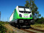 Am 02.07.2018 die 187 316-5  von der  SETG - Salzburger Eisenbahn TransportLogistik GmbH,     (Railpool) in Stendal .