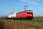 Am 27.03.2020 kam die 187 156-5 von  DB Cargo Deutschland AG,   aus Richtung Salzwedel nach Stendal .