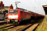 Am 28.07.2014 kam die 189 088-8 von der DB aus Richtung Magdeburg nach Stendal und fuhr weiter in Richtung Wittenberge.