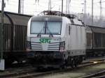 Am 23.11.2014 war die 193 831 von der SETG (ELL - European Locomotive Leasing, Wien)  in Stendal abgestellt .