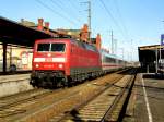 Am 22.03.2015 kam die 120 125-0 von der DB aus Richtung Berlin nach Stendal und fuhr weiter in Richtung Hannover .