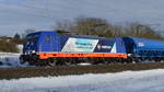 br-187-traxx-ac3-private/726248/am-11022021-kam-die-187-317-3 Am 11.02.2021 kam die 187 317-3 von Raildox GmbH & Co. KG, aus Richtung Stendal und fuhr weiter in Richtung Wittenberge .