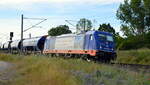 br-187-traxx-ac3-private/745451/am-14062021-kam-die-187-777-8 Am 14.06.2021 kam die 187 777-8 von Raildox GmbH & Co. KG, aus Richtung  Wittenberge und fuhr weiter in Richtung   Stendal ,