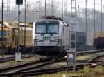 Am 22.11.2014 war die 193 831 von der SETG (ELL - European Locomotive Leasing, Wien) in Stendal abgestellt .