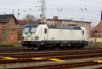Am 22.11.2014 war die 193 831 von der SETG (ELL - European Locomotive Leasing, Wien)  in Stendal abgestellt .