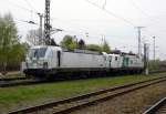 br-6-193-siemens-vectron-x4e/423520/25042015-rangierfahrt-von-der-193-831 25.04.2015 Rangierfahrt von der 193 831 von der SETG ( ELL) und die  189 822-0 von der Steiermarkbahn Transport und Logistik GmbH in Stendal .
