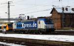 Am 21.01.2016 kam die 193 841  von  boxXpress aus Richtung Salzwedel nach Stendal und fuhr weiter in Richtung Berlin .