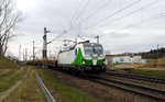 Am 27.03.2016 fuhr die   193 814-1 von der SETG (Railpool) aus Borstel in Richtung Wittenberge .