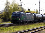 Am 23.04.2016 kam die 193 207-8 von der LTE Logistik (ELL) aus Richtung Salzwedel nach Stendal und fuhr weiter in Richtung Magdeburg .