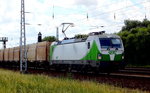 Am 03.07.2016 kam die 193 814 von der SETG (Railpool) aus Richtung Stendal nach    Borstel .