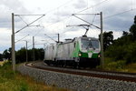 Am 14.07.2016 kamen die  185 681-4 von der SETG (Railpool) und die 193 831-5 von der SETG (ELL) aus Richtung Borstel und fuhr nach Stendal .
