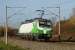 Am 13.11.2020 fuhr die 193 821-6 von der SETG (ELL) von  Borstel nach Stendal.