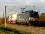 Am 27.11.2020 kam die 193 707-7  von Mercitalia Rail S.r.l., Roma ( MRCE) aus Richtung Wittenberge  und fuhr weiter in Richtung Stendal  .