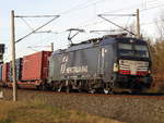 Am 28.12.2020 kam die 193 708-5   von Mercitalia Rail S.r.l., Roma ( MRCE) aus Richtung Wittenberge und fuhr weiter in Richtung Stendal .