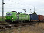 Am 14.01.2021 kam die 193 996-6 von der TXL - TX Logistik AG, (Railpool GmbH,) aus der Richtung Stendal nach Demker und fuhr weiter in Richtung Magdeburg .