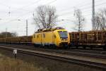 Am 10.02.2015 kam die 711 108-1 von der DB aus Richtung Stendal und fuhr weiter in Richtung Wittenberge .