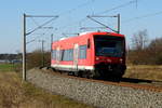 650/603857/am-19032018-kam-die-650-018 Am 19.03.2018 kam die 650 018   aus Richtung Wittenberge und fuhr weiter in Richtung Stendal .