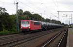 Am 23.07.2015 kam die  155 078-9 von der LEG Leipziger Eisenbahn GmbH. aus Richtung Magdeburg nach Niederndodeleben und fuhr weiter in Richtung Braunschweig .