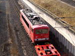 Am 05.03.2018  stand  die 155 183-7 von der  Maik Ampft Eisenbahndienstleistungen, Limbach-Oberfrohna in Stendal   .