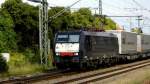 Am 14.08.2014 kam die 189 210 von der    ERS Railways B.V., Rotterdam  ( MRCE) aus Richtung Brandenburg an der Havel nach Genthin und fuhr weiter in Richtung Magdeburg .
