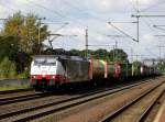 Am 22.08.2014 kam die 189 212 von der ERS Railways   (  MRCE dispolok )     aus Richtung  Braunschweig nach Niederndodeleben und fuhr weiter in Richtung Magdeburg .