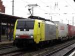 Am 14.09.2014 kam die 189 202   von der ERS Railways ( MRCE dispolok )   aus Richtung Magdeburg nach Stendal und fuhr weiter in Richtung Hannover.