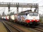 Am 31.10.2014 kam die 189 213 von der ERS Railways ( MRCE dispolok ) aus Richtung Braunschweig nach Niederndodeleben und fuhr weiter in Richtung Magdeburg .