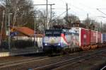 Am 14.01.2015 kam die 189 212 von der ERS Railways ( MRCE dispolok ) aus Richtung Magdeburg nach Niederndodeleben und fuhr weiter in Richtung Braunschweig .