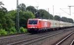 Am 23.07.2015 kam die 91 80 6189 801-4 D-WLE] (81) ex 91 80 6189 801-4 D-PRESS] aus Richtung Magdeburg nach Niederndodeleben und fuhr weiter in Richtung Braunschweig .