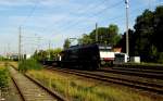 Am 06.08.2015 kam die 189 201 von der ERS Railways ( MRCE dispolok ) aus Richtung Braunschweig nach Niederndodeleben und fuhr weiter in Richtung Magdeburg .