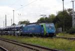 Am 24.08 .2015 kam die 189 804  von der PKP Cargo (MRCE Dispolok) aus Richtung Berlin nach Stendal und fuhr weiter in Richtung Hannover .