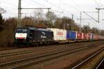 Am 04.03.2016 kam die 189 201 von der ERS Railways ( MRCE dispolok ) aus Richtung Magdeburg nach Niederndodeleben und fuhr weiter in Richtung Braunschweig .
