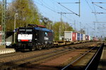 Am 21.04.2016 kam die 189 201 von der ERS Railways ( MRCE dispolok ) aus der Richtung Magdeburg nach Wefensleben und fuhr weiter in Richtung Helmstedt .
