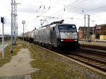 Am 18.03.2017 kam die 189 843-6 von der  LTE Logistik, ( MRCE Dispolok) aus Richtung Salzwedel nach Stendal und fuhr weiter in Richtung Magdeburg .