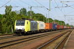Am 18.05.2017 kam die 189 203-3 von der  ERS Railways - LTE Netherlands B.V., Rotterdam  (MRCE Dispolok) aus Richtung Magdeburg nach Niederndodeleben und fuhr weiter in Richtung Braunschweig .