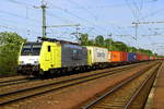 Am 18.05.2017 stand die 189 203-3 von der   ERS Railways - LTE Netherlands B.V., Rotterdam (MRCE Dispolok) in Niederndodeleben   .