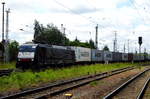 Am 25.05.2017 kam die  189 157-1 von der  MEG - Mitteldeutsche Eisenbahn GmbH, (MRCE Dispolok)  aus Richtung Braunschweig  nach Stendal und fuhr weiter in Richtung Magdeburg .