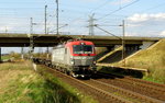 eu46-siemens-vectron-ms/488796/am-06042016-kam-die-eu46-501- Am 06.04.2016 kam die  EU46-501 ( 5370 013-2) von der PKP Cargo aus Richtung Stendal und fuhr nach Magdeburg .