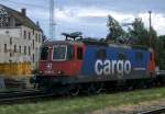 Am 21.06.2014 kam die 421 381-5 von der SBB Cargo aus Richtung Salzwedel durch Stendal und Fuhr weiter in Richtung Magdeburg.