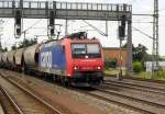 Am 1.08.2014 kam die 482 033-8 von der SBB Cargo aus Richtung Braunschweig nach Niederndodeleben und fuhr weiter in Richtung Magdeburg .