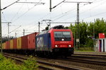 Am 16.06.2016 kam die 482 045-2  von METRANS ( SBB Cargo)  aus Richtung Braunschweig nach Niederndodeleben und fuhr weiter in Richtung Magdeburg .