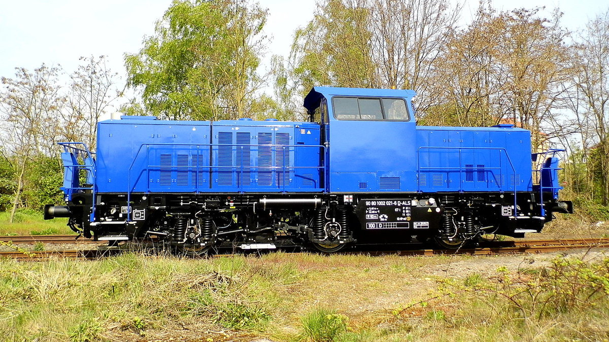 Am 01.05.2017 war die 1002 021-6 von der TALGO (ALS) Vermietung an IGE - Internationale Gesellschaft für Eisenbahnverkehr IGE GmbH & Co. KG,    in Stendal abgestellt. 